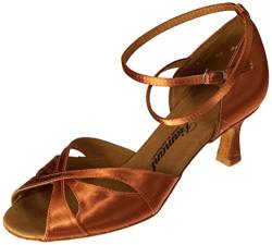 Diamant TANZSCHUHMANUFAKTUR Damen 141-077-379 Tanzschuh, Dark Tan, 40 2/3 EU von Diamant