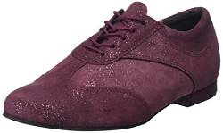 Diamant TANZSCHUHMANUFAKTUR Damen 183-005-567 Tanzschuh, Bordeaux Glitzer, 35.5 EU (3 UK) von Diamant