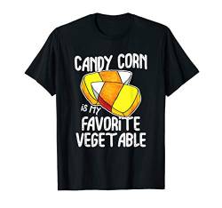 Candy Corn Is My Favorite Vegetable Halloween Costume Party T-Shirt von Diamond Deals LLC