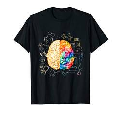 Colorful Brain - Science And Art - Neuroscience Neurologist T-Shirt von Diamond Deals LLC