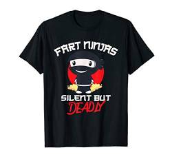 Fart Ninja Silent But Deadly - Funny Graphic Assassins Gift T-Shirt von Diamond Deals LLC