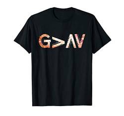 God Is Greater Than Our Highs and Our Lows Know Him Believer T-Shirt von Diamond Deals LLC