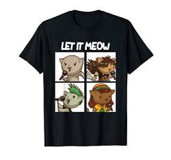 Let It Meow - Funny Pun Cat Kittens Singing Cats Lover T-Shirt von Diamond Deals LLC