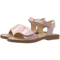 Dianetti Dianetti Sandalen Mädchen 9951 Leder Klett Rosa Herzchen Sandalette von Dianetti