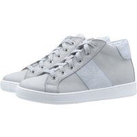 Dianetti Dianetti Sneaker High top 9230M f. Teenager Mädchen Damen Leder Grau Sneaker von Dianetti