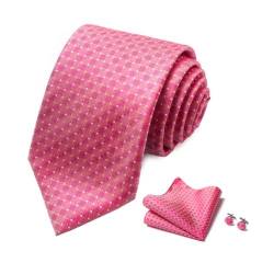Diarypiece Herren-Krawatten-Set mit Einstecktuch, Manschettenknöpfen, Business, formelle Kleidung, Kauri von Diarypiece