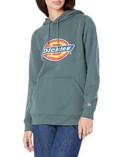 Cherokee Damen Schwerer Fleece-Pullover mit Logo Fleecepullover, Lincoln Green, M von Dickies