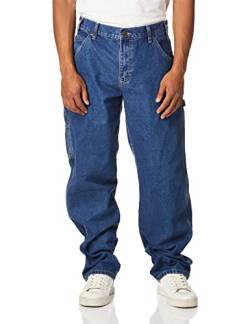 Dickies, Herren, Dickies Denim-Utility-Jeans in Stone-Washed-Optik, legere Passform, STONEWASHED, 34W / 30L von Dickies