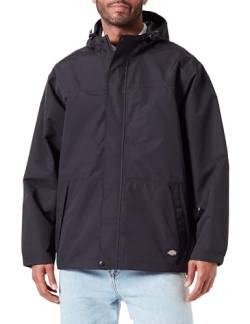 Dickies, Herren, Dickies Wasserdichte Regenjacke, Schwarz, XL von Dickies