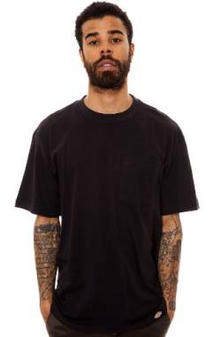 Dickies, Herren, T-Shirt mit Tasche im legeren Stil, Schwarz, 3XL von Dickies