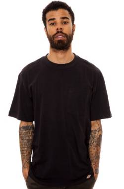 Dickies, Herren, T-Shirt mit Tasche im legeren Stil, Schwarz, L von Dickies