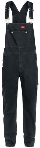 Dickies BIB Overall Männer Latzhose schwarz W32L32 100% Baumwolle Basics, Casual Wear, Streetwear von Dickies