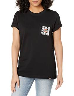 Dickies Damen Aufdruck „100 Years“ T-Shirt, Schwarz, X-Groß von Dickies