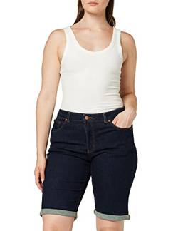 Dickies Damen Perfect Shape Denim Bermuda Shorts, Abgespült Indigoblau, 44 von Dickies