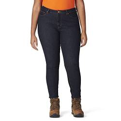 Dickies Damen Perfect Shape Denim Skinny Stretch Plus Size Jeans, Abgespült Indigoblau, 54 von Dickies