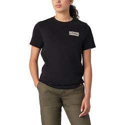 Dickies Damen Workwear Graphic T-Shirt, Schwarz gestrickt, Mittel von Dickies