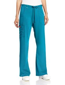 Dickies Damen Xtreme Stretch Fit Kordelzug Schlagbein Medizinische Peeling Hosen, Blaugrün, XXX-Large Mehr EU von Dickies