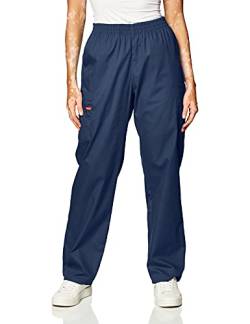 Dickies EDS Signature 86106 Damen-Schlupfhose, natürliche Leibhöhe, konisches Bein, zum Überziehen, Marineblau, 4X-Groß von Dickies