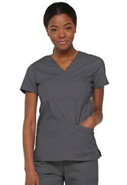 Dickies EDS Signature Damen OP-Oberteil Mock Wrap 85820, Zinn, XXX-Large Mehr von Dickies