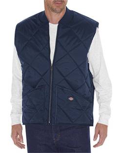 Dickies Herren Diamond Quilted Nylon Weste, Dunkles Marineblau, M EU von Dickies