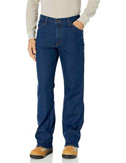 Dickies Herren Flex Carpenter Denim-Hose Jeans, Abgespült Indigoblau, 42W / 32L von Dickies