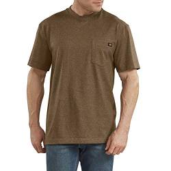 Dickies Herren Heavyweight Crew Neck Short Sleeve Tee Big-Tall T-Shirt, Braune Ente Heather, 3XL von Dickies