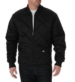 Dickies Herren-Jacke, gesteppt, Nylon, Größe L - Schwarz - 4X-Groß von Dickies