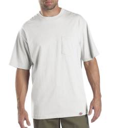 Dickies Herren Kurzarm Taschen T-Shirts Zweierpack, Weiß, 4X von Dickies