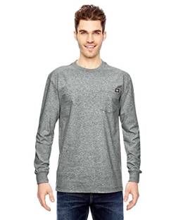 Dickies Herren Langarm Heavyweight Crew Neck Big and Tall, Grau meliert, Groß von Dickies