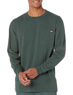 Dickies Herren Pocket Tee L/S Langarmshirt, Grün (Hunter Green GH), Large (Herstellergröße: L) von Dickies