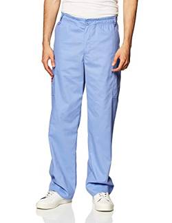 Dickies Herren Signature Elastic Waist Scrubs Pants- Schlauch mit elastischem Bund Medizinische Schlupfhose, Blau (Ceil Blue), XX-Large Hoch von Dickies