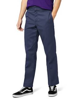 Dickies Herren Slim Straight Work Pants Sporthose, Bleu (Bleu Marine), 33W x 31L von Dickies