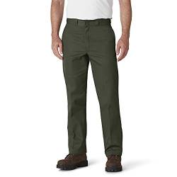 Dickies Herren Slim Straight Work Pants Sporthose, Green (Olive Green), 42W x 30L von Dickies