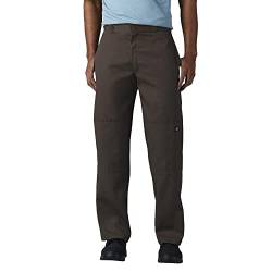 Dickies Herren Sporthose Streetwear Male Pants Double-Knee Work, Braun (Dark Brown Db), 36W / 34L von Dickies