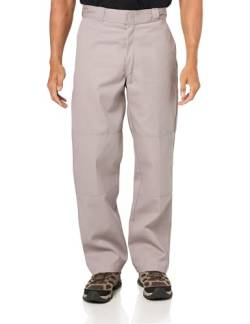 Dickies Herren Sporthose Streetwear Male Pants Double-Knee Work grau (Silver Grey) 34/34 von Dickies