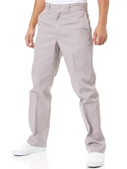 Dickies Herren Sporthose Streetwear Male Pants Original Work, Grau (Silver Gray), 30W / 34L von Dickies