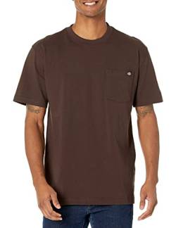 Dickies Herren WS450FH Henley-Hemd, Schokoladenbraun, Mittel von Dickies