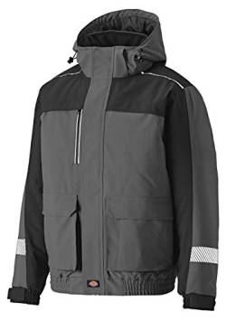 Dickies Herren Winter Jacket Arbeitsoberbekleidung, grau/schwarz, XL von Dickies