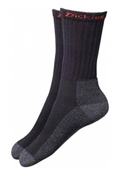 Dickies Herren extreme Industrie Arbeitssocken, Socken 4|6|12 Paar in Schwarz in 41-45 (41-45, 12 Paar Schwarz) von Dickies