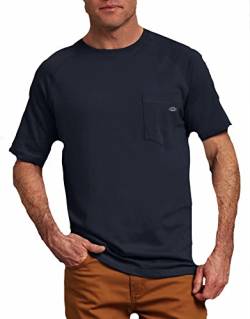 Dickies - T-Shirt for Men, Classic T-shirt with Short Sleeves, Temp-iQ Sun Protection, Dark Navy, M von Dickies