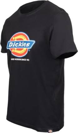 Dickies - T-Shirt for Men, Denison T-Shirt, Crewneck, Black, L von Dickies