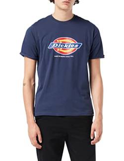Dickies - T-Shirt for Men, Denison T-Shirt, Crewneck, Navy Blue, L von Dickies