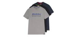 Dickies - T-Shirt for Men, Pack of 3 Rutland Tees, Better Cotton Initiative, Assorted Colours, S von Dickies