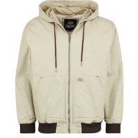 Dickies Übergangsjacke - Hooded Duck Canvas Jacket - S bis XXL - für Männer - Größe XL - sand von Dickies