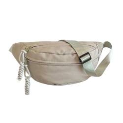 Dickly Brusttasche, Umhängetasche, modische Bundtasche, Reißverschluss, Gürteltasche, Schultertasche für Reisen, Radfahren, Klettern, Outdoor, Grün von Dickly