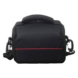 Dickly Kameratasche, kleine Kameratasche, tragbar, stoßfest, schwarz, Umhängetasche, Tasche für DSLR/SLR/spiegellose Kameras, Damen und Herren von Dickly