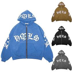 Didadihu Bape Jacke, Goth Vintage Clothes Stussy Hoodie Y2k Zip Up Hoodie Herren Sweatjacke Y2k Zipper Hoodie Damen Vicinity Zip Hoodie Jacket Y2k von Didadihu