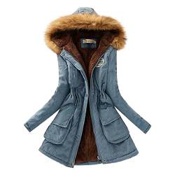 Didadihu Damen Winterjacke Lang Jacke Herbst Mantel Kurzmantel Winter Funktionsmantel Daunenjacke% Wintermantel Elegant Steppmantel Sale von Didadihu