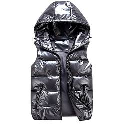 Didadihu Daunenjacke Damen, Wasserdicht Jacken Winterweste Elegant Ultraleichte Reitweste Outdoorweste Winter Steppjacke Lang Kurze Jacke Radweste Anzugweste von Didadihu