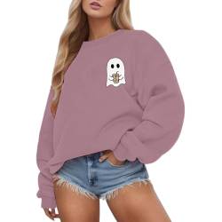 Didadihu Hoodies Damen, Essential XL Pulli Teenager Mädchen Ausgefallene Hoodie Oversize Plus Size Sweatshirt Kuschelpullover Long Trend Pullover Winterpullover Rollkragenpullover von Didadihu